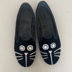 Marc Jacob velvet cat flats